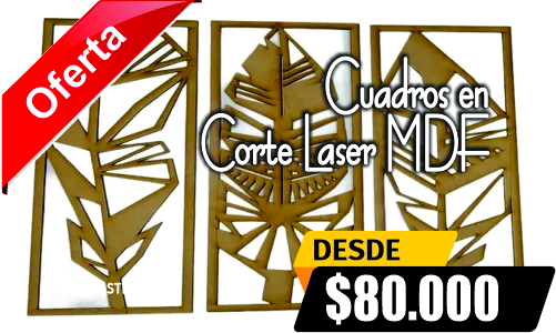 Juanimprime; creamos cuadros en corte laser en mdf 3mm